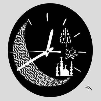 ساعت دیواری لیزری فلزی H353