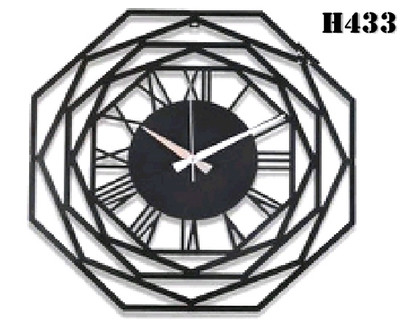 ساعت دیواری لیزری فلزی  H433