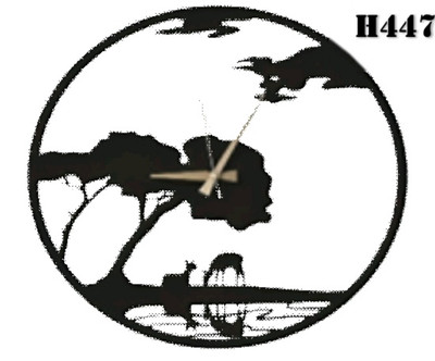 ساعت دیواری لیزری فلزی H447