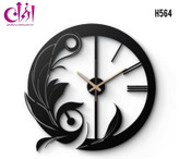 ساعت دیواری مدرن فلزی لیزری H564