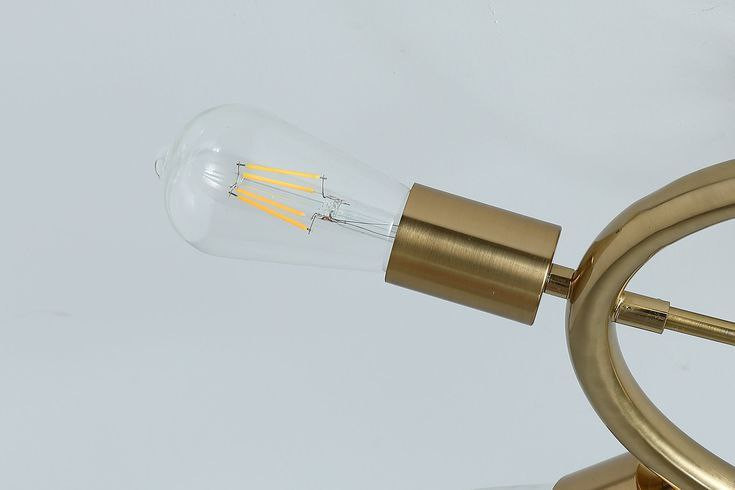 لوستر مدرن 6 شعله فلزی A195