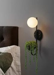 دیوارکوب مدرن شیک فلزی تک شعله حبابی D181