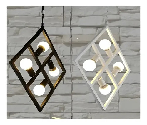 لوستر مدرن 4شعله فلزی A113