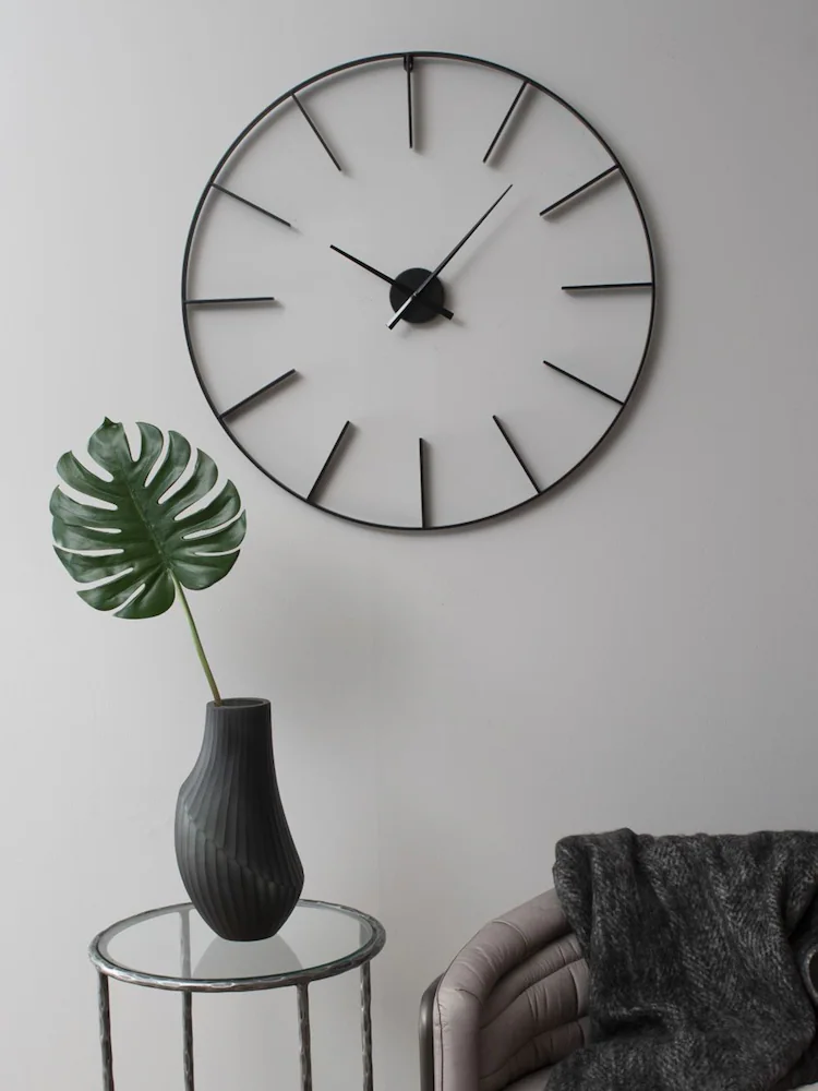 ساعت دیواری مدرن لاکچری فلزی مینیمال H651