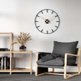 ساعت دیواری مدرن لیزری فلزی لاکچری مینیمال H652
