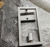 دیوارکوب مدرن خاص تک شعله فلزی D103