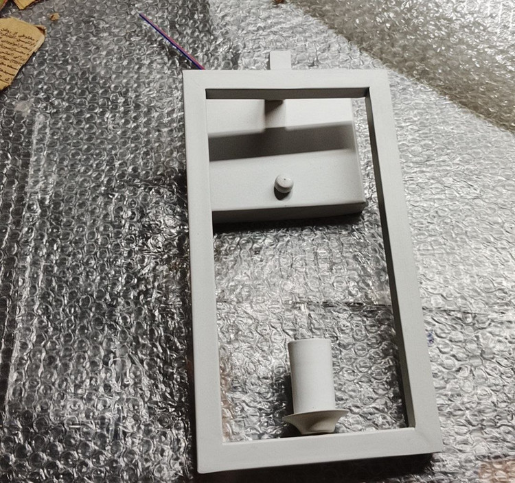 دیوارکوب مدرن خاص تک شعله فلزی D103