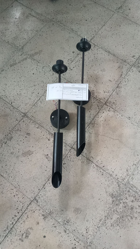 دیوارکوب مدرن تک شعله فلزی D127