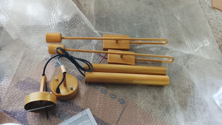 دیوارکوب مدرن تک شعله لاکچری فلزی D158