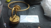 دیوارکوب مدرن تک شعله فلزی حبابی D185