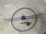 ساعت دیواری مدرن با موتور آرام گرد کد H111