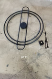 ساعت دیواری مدرن فلزی کد H171