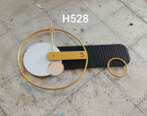 ساعت مدرن فلزی و چوب H528