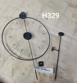 ساعت دیواری فلزی و پلکسی H329