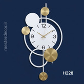 ساعت مدرن فلزی H228