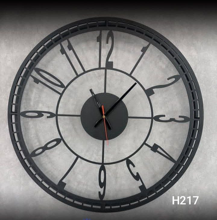 ساعت دیواری مدرن لیزری لاکچری H217