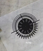 ساعت دیواری مدرن لیزری لاکچری H292