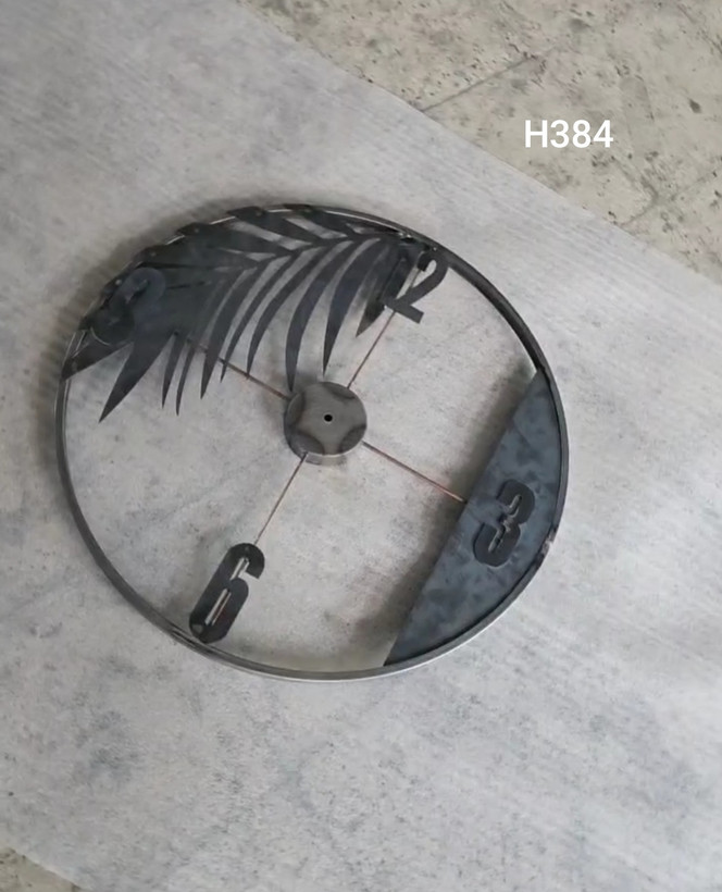 ساعت دیواری لیزری فلزی H384