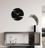 ساعت دیواری لیزری فلزی مینیمال خاص کسوف H664