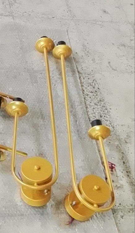 دیوارکوب مدرن شیک فلزی دو شعله حبابی D110