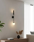 دیوارکوب مدرن تک شعله فلزی D127