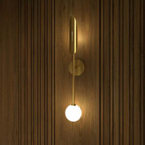 دیوارکوب مدرن تک شعله فلزی D127