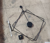 ساعت دیواری مدرن فلزی کد H164