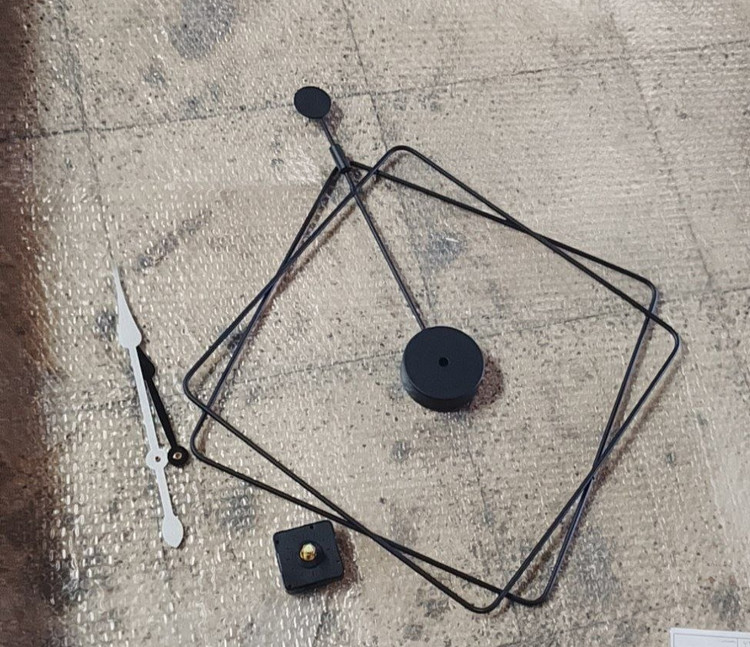 ساعت دیواری مدرن فلزی کد H164
