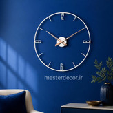 ساعت دیواری لیزری فلزی مینیمال خاص H399