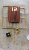 ساعت چوبی فلزی مدرن H156